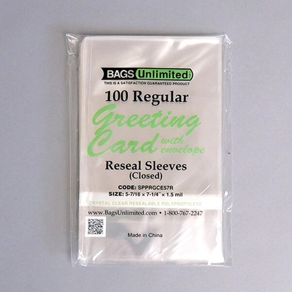 Sleeve for Single A7 Card with Enve